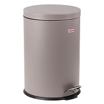 Ведро-контейнер для мусора (урна) с педалью LAIMA Classic, 20 л, серое, матовое, металл, со съемным внутренним ведром в Армавире Ведро-контейнер для мусора (урна) с педалью LAIMA Classic, 20 л, серое, матовое, металл, со съемным внутренним ведром в Армавире