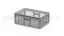 Евроконтейнер перфорированный 600х400х220 серый