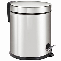 Ведро-контейнер для мусора урна с педалью LAIMA Classic Plus, 5 л, зеркальное в Армавире