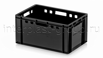 Ящик для мяса и колбасных изделий Е-3 черный в Армавире Ящик для мяса и колбасных изделий Е-3 черный в Армавире