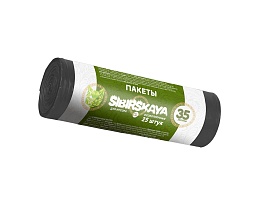 Мешки для мусора 30 л, черные, в рулоне 25 шт., ПНД, 7 мкм, 580х480 мм, SIBIRSKAYA, 101-003 S в Армавире Мешки для мусора 30 л, черные, в рулоне 25 шт., ПНД, 7 мкм, 580х480 мм, SIBIRSKAYA, 101-003 S в Армавире