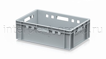 Ящик для мяса и колбасных изделий Е-2 серый в Армавире Ящик для мяса и колбасных изделий Е-2 серый в Армавире