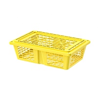 Ящик продуктовый универсальный желтый в Армавире Ящик продуктовый универсальный желтый в Армавире