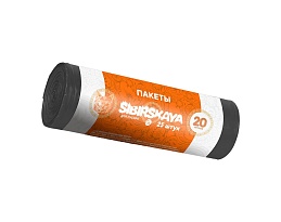 Мешки для мусора 20 л, черные, в рулоне 25 шт., ПНД, 6 мкм, 420х450 мм, SIBIRSKAYA, 101-001 S в Армавире Мешки для мусора 20 л, черные, в рулоне 25 шт., ПНД, 6 мкм, 420х450 мм, SIBIRSKAYA, 101-001 S в Армавире