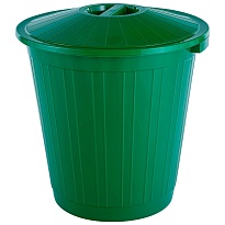 Мусорный бак с крышкой 50 л зеленый 50 зеленый в Армавире Мусорный бак с крышкой 50 л зеленый 50 зеленый в Армавире