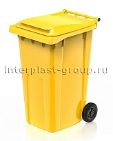 Контейнер для мусора 240 л желтый облегченный 240 желтый в Армавире