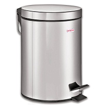 Ведро-контейнер для мусора (урна) с педалью LAIMA Classic, 20 л, зеркальное, нержавеющая сталь, со съемным внутренним ведром в Армавире